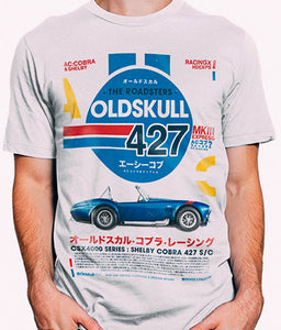 The Vintage Style Old Skull Shirts Shelby Cobra 427 T-Shirt is a throw back to one of the greats. A classic. Where beauty and power meet. The iconic AC Shelby Cobra 427 is one of the most sought after cars in the world. It was produced from 1965-1967. Sporting a 427 cu in FE engine with a single 4 barrel Hollley carburetor this beauty pumped out 427 hp and 480 lb-ft of torque.this is a unique Shelby T-Shirt. Experience the OldSkull Shirts quality. -OldSkull Store USA the best shirt store in North America.