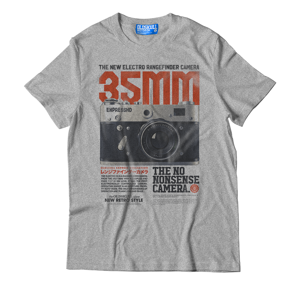 You're not just someone using an camera phone for selfies. You have the eye, the vision for the perfect shot. You move in and push the subject out of dead center. You shoot on manual. You shoot in RAW. You're a true photographer. Show it with the Old Skull Photographer Shirt in Grey.  The Coolest Camera Shirt you'll ever own.  Experience the OldSkull Shirts quality. - OldSkull Store USA the best shirt store in North America.